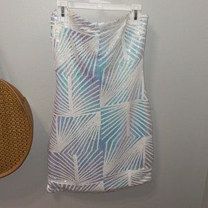 Tiger Mist Strapless Sequin Dress - Size XS